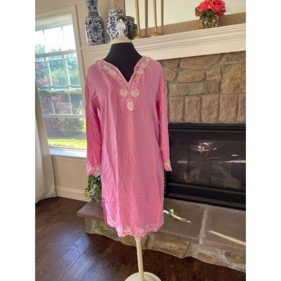 Pink Claire Mercier St. Barth Cover Up (S/M) - Picture 1 of 3